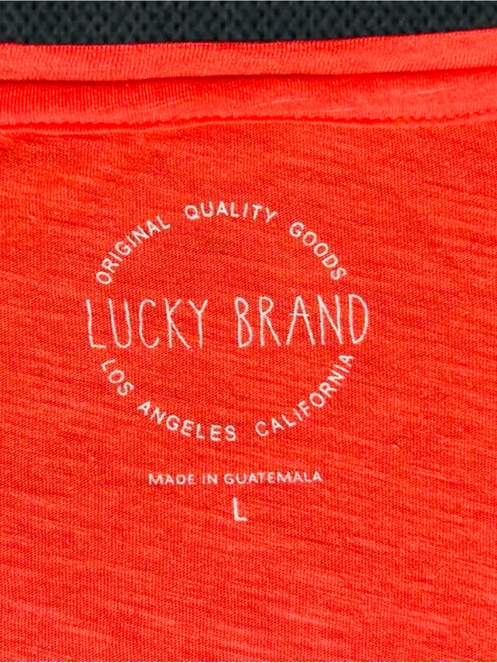 Lucky Brand Coral Floral Scoop-Neck Top - Picture 4 of 6